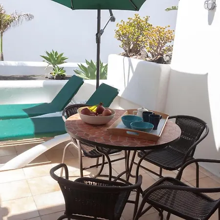 Ferienhaus B13-duplex Luminoso+ Piscina A 150 M Del Mar Charco del Palo